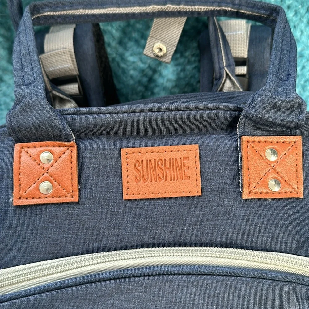 Baby diaper book bag